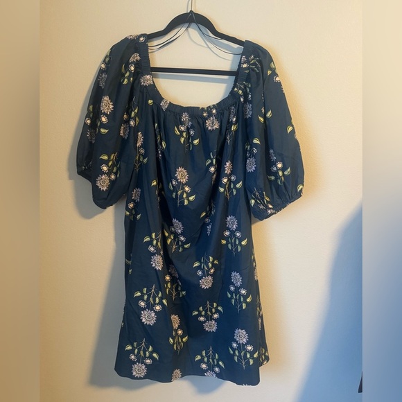Old Navy Navy Floral Dress - Picture 5 of 5